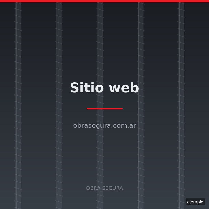 Sitio web obrasegura.com.ar desarrollado para la campaña Obra Segura de Acerbrag